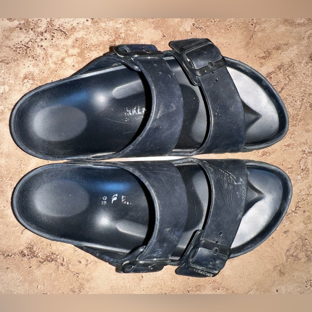 Black Slide Sandals